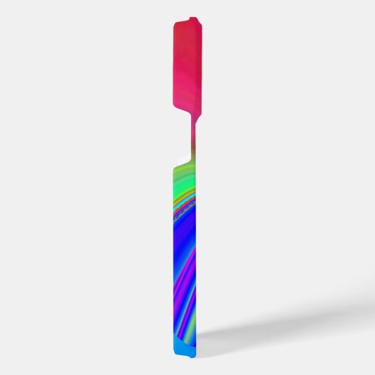 Summerfeeling , Abstrakt 3D Rainbowart iPhone Hülle (Rechte Seite)