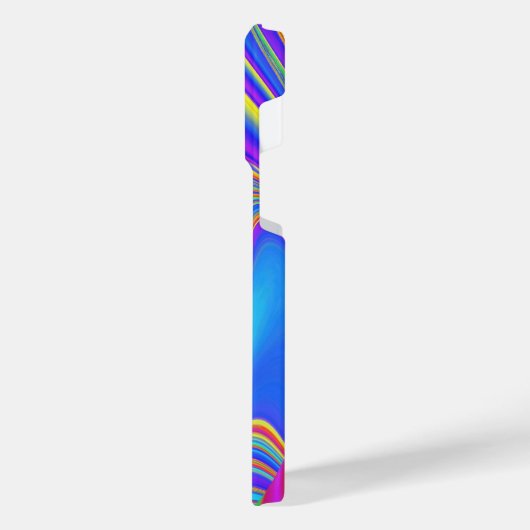 Summerfeeling , Abstrakt 3D Rainbowart iPhone Hülle (Linke Seite)
