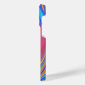 Summerfeeling , Abstrakt 3D Rainbowart iPhone Hülle (Linke Seite)