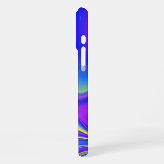 Summerfeeling , Abstrakt 3D Rainbowart iPhone Hülle (Linke Seite)