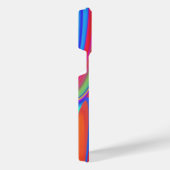 Summerfeeling , Abstrakt 3D Rainbowart iPhone Hülle (Rechte Seite)