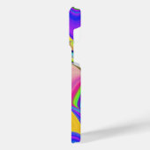 Summerfeeling , Abstrakt 3D Rainbowart iPhone Hülle (Linke Seite)