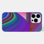 Summerfeeling , Abstrakt 3D Rainbowart iPhone Hülle (Rückseite (Horizontal))