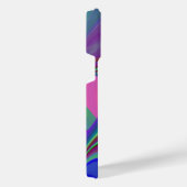 Summerfeeling , Abstrakt 3D Rainbowart iPhone Hülle (Rechte Seite)