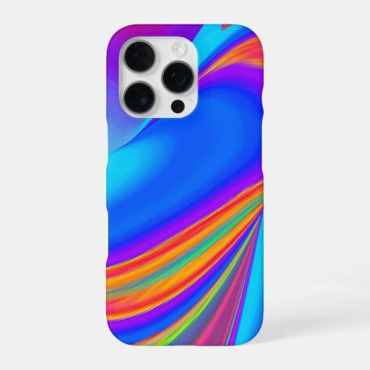 Summerfeeling , Abstrakt 3D Rainbowart iPhone Hülle (Rückseite)