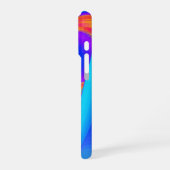 Summerfeeling , Abstrakt 3D Rainbowart iPhone Hülle (Linke Seite)