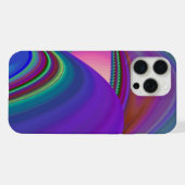 Summerfeeling , Abstrakt 3D Rainbowart iPhone Hülle (Rückseite (Horizontal))