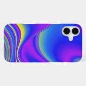 Summerfeeling , Abstrakt 3D Rainbowart iPhone Hülle (Rückseite (Horizontal))