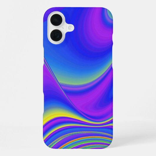 Summerfeeling , Abstrakt 3D Rainbowart iPhone Hülle (Rückseite)