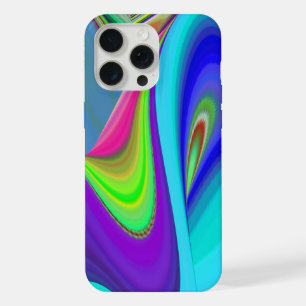Summerfeeling , Abstrakt 3D Rainbowart iPhone 15 Pro Max Hülle