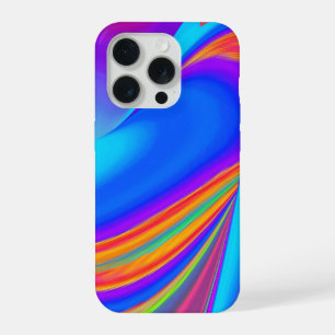 Summerfeeling , Abstrakt 3D Rainbowart iPhone 15 Pro Hülle