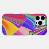 Summerfeeling , Abstrakt 3D Rainbowart iPhone Hülle (Rückseite (Horizontal))