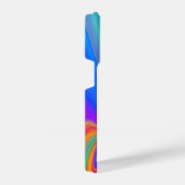 Summerfeeling , Abstrakt 3D Rainbowart iPhone Hülle (Rechte Seite)