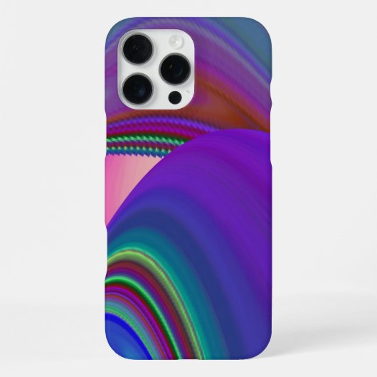 Summerfeeling , Abstrakt 3D Rainbowart iPhone Hülle (Rückseite)