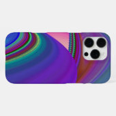 Summerfeeling , Abstrakt 3D Rainbowart iPhone Hülle (Rückseite (Horizontal))