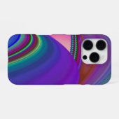 Summerfeeling , Abstrakt 3D Rainbowart iPhone Hülle (Rückseite (Horizontal))