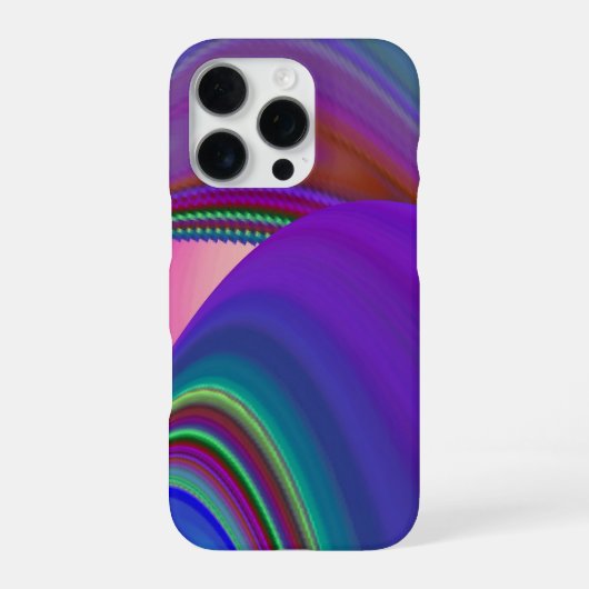 Summerfeeling , Abstrakt 3D Rainbowart iPhone Hülle (Rückseite)