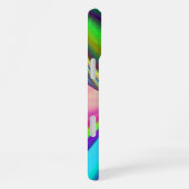 Summerfeeling , Abstrakt 3D Rainbowart iPhone Hülle (Rechte Seite)