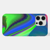 Summerfeeling , Abstrakt 3D Rainbowart iPhone Hülle (Rückseite (Horizontal))