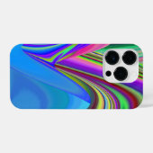 Summerfeeling , Abstrakt 3D Rainbowart iPhone Hülle (Rückseite (Horizontal))