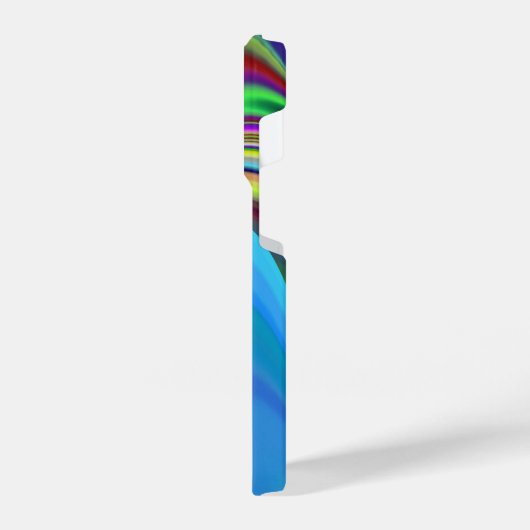 Summerfeeling , Abstrakt 3D Rainbowart iPhone Hülle (Linke Seite)