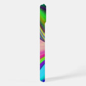 Summerfeeling , Abstrakt 3D Rainbowart iPhone Hülle (Rechte Seite)