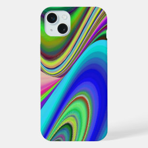 Summerfeeling , Abstrakt 3D Rainbowart iPhone 15 Plus Hülle