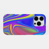Summerfeeling , Abstrakt 3D Rainbowart iPhone Hülle (Rückseite (Horizontal))