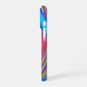Summerfeeling , Abstrakt 3D Rainbowart iPhone Hülle (Linke Seite)