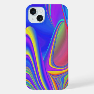 Summerfeeling , Abstrakt 3D Rainbowart iPhone 15 Plus Hülle