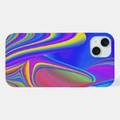 Summerfeeling , Abstrakt 3D Rainbowart iPhone Hülle (Rückseite (Horizontal))