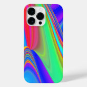 Summerfeeling , Abstrakt 3D Rainbowart iPhone Hülle (Rückseite)