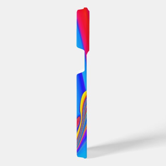Summerfeeling , Abstrakt 3D Rainbowart iPhone Hülle (Rechte Seite)