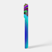 Summerfeeling , Abstrakt 3D Rainbowart iPhone Hülle (Linke Seite)