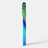 Summerfeeling , Abstrakt 3D Rainbowart iPhone Hülle (Linke Seite)
