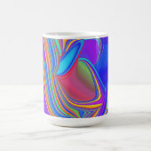 Summerfeeling , Abstrakt 3D Rainbowart Kaffeetasse (Mittel)