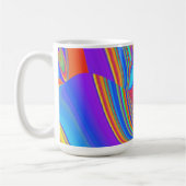 Summerfeeling , Abstrakt 3D Rainbowart Kaffeetasse (Links)