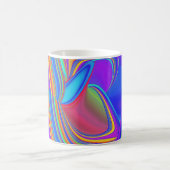 Summerfeeling , Abstrakt 3D Rainbowart Kaffeetasse (Mittel)
