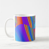 Summerfeeling , Abstrakt 3D Rainbowart Kaffeetasse (Links)