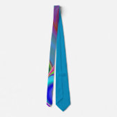 Summerfeeling , Abstrakt 3D Rainbowart Krawatte (Rückseite)
