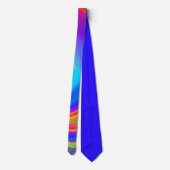 Summerfeeling , Abstrakt 3D Rainbowart Krawatte (Rückseite)