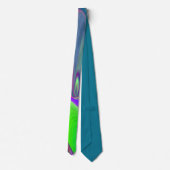 Summerfeeling , Abstrakt 3D Rainbowart Krawatte (Rückseite)
