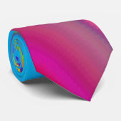 Summerfeeling , Abstrakt 3D Rainbowart Krawatte (Gerollt)