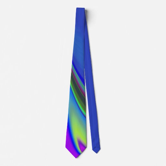 Summerfeeling , Abstrakt 3D Rainbowart Krawatte (Vorderseite)