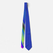 Summerfeeling , Abstrakt 3D Rainbowart Krawatte (Rückseite)