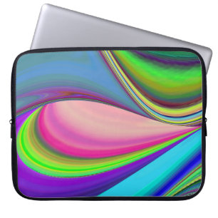 Summerfeeling , Abstrakt 3D Rainbowart Laptopschutzhülle