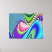 Summerfeeling , Abstrakt 3D Rainbowart Leinwanddruck (Vorderseite)