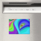 Summerfeeling , Abstrakt 3D Rainbowart Magnet (In Situ (Geschirrspüler))