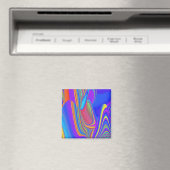 Summerfeeling , Abstrakt 3D Rainbowart Magnet (In Situ (Geschirrspüler))