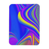 Summerfeeling , Abstrakt 3D Rainbowart Magnet (Vertikal)